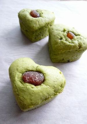 抹茶と甘納豆のマフィン-レシピのメイン写真