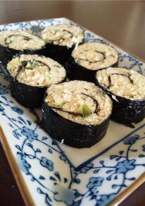 レンジで★鶏挽肉の海苔蒸し-レシピのメイン写真