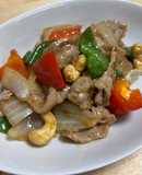 豚肉とカシューナッツの中華炒め