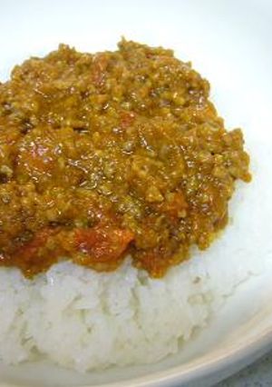 オイスターでレンジで手軽にキーマカレー-レシピのメイン写真