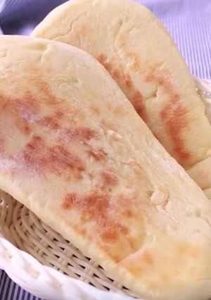 お家でフライパンネパール料理名物ナンをカンタンに-レシピのメイン写真