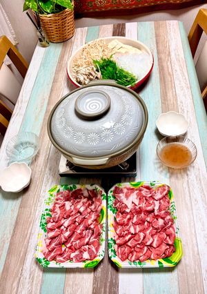 我が家の土鍋しゃぶしゃぶ-レシピのメイン写真