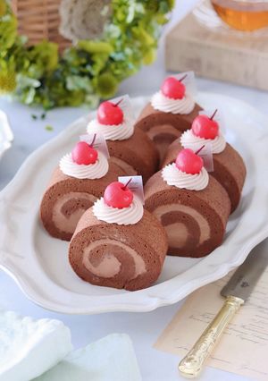 🍫ショコラロールケーキ-レシピのメイン写真