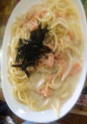 手抜きクリームパスタ-レシピのメイン写真