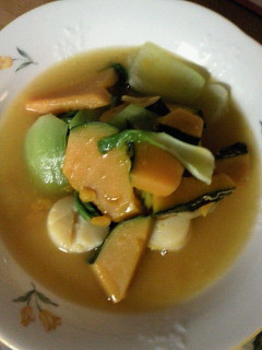 ホタテとかぼちゃの中華風煮物-レシピのメイン写真