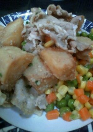 豚肉とじゃが芋の味噌からめ-レシピのメイン写真