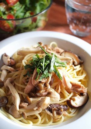 きのことツナの和風パスタ-レシピのメイン写真