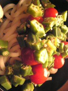 オクラとトマトの冷やしうどん-レシピのメイン写真