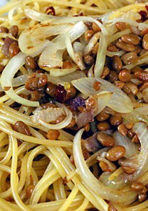 納豆ペペロンチーノ-レシピのメイン写真