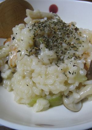 えびときのこのチーズリゾット-レシピのメイン写真