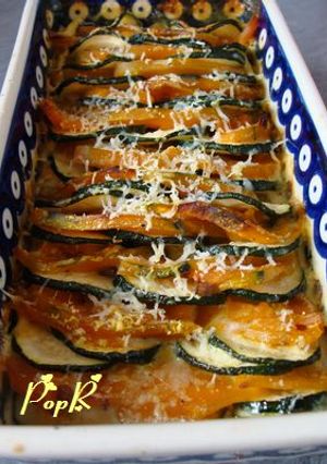 南瓜とズッキーニのグラタン♪カレー味-レシピのメイン写真