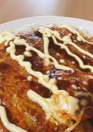 旨辛キャベツのもちもち焼き-レシピのメイン写真