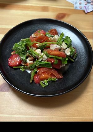 簡単!トマトとチーズのサラダ-レシピのメイン写真