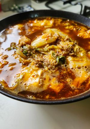 豚ひき肉と白菜で！天理ラーメン風スタミナラーメン-レシピのメイン写真