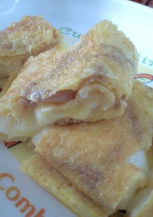 なめたけ入り卵焼きｉｎチーズ☆-レシピのメイン写真