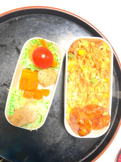 全てレンジ洋風味噌デミ味炒飯弁当-レシピのメイン写真