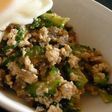 凍り豆腐のそぼろご飯風