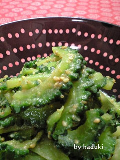 ゴーヤの胡麻味噌和え-レシピのメイン写真