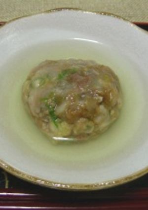 アジのたたき団子　冷昆布茶がけ-レシピのメイン写真