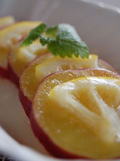 お弁当に♪さつまいもの蜂蜜レモン煮-レシピのメイン写真