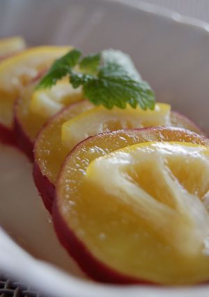 お弁当に♪さつまいもの蜂蜜レモン煮-レシピのメイン写真