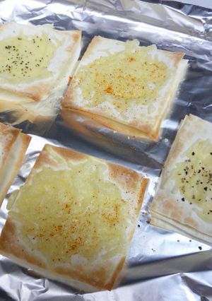 シュウマイの皮で♪簡単チーズ焼き-レシピのメイン写真