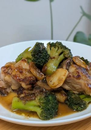 鶏もも肉＆野菜はちみつガーリックソース-レシピのメイン写真