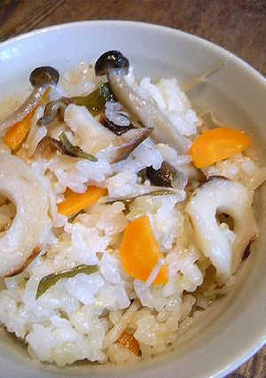 「塩ちゃんこ」炊込みご飯♪-レシピのメイン写真