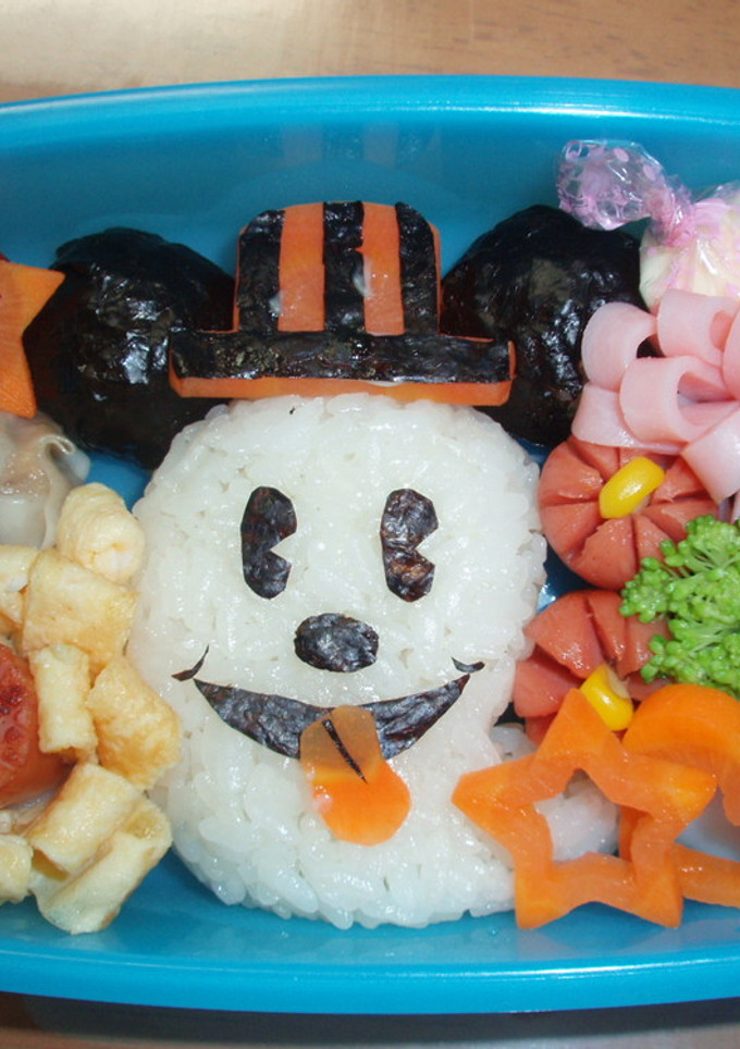 ハロウィンお弁当　ミッキーバージョン-レシピのメイン写真