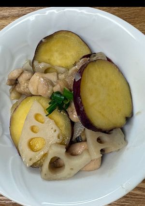絶品！さつまいも鶏レンコン-レシピのメイン写真