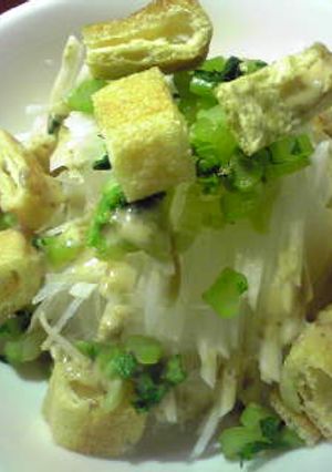 サクサク油揚げ+大根サラダ-レシピのメイン写真