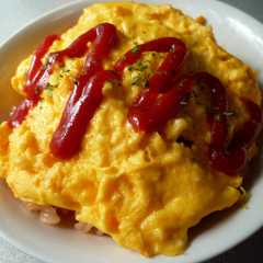 รูปของ オムライスならぬオムパスタ♪