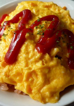 オムライスならぬオムパスタ♪-レシピのメイン写真