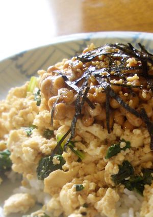 豆腐と納豆の簡単のっけ丼-レシピのメイン写真