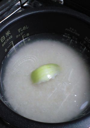玉ねぎ炊飯-レシピのメイン写真