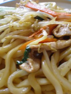 カレー風味焼きうどん-レシピのメイン写真
