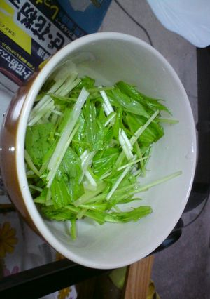和えるだけ♪水菜のナムル-レシピのメイン写真