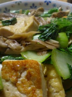青梗菜と豆腐の中華炒め-レシピのメイン写真