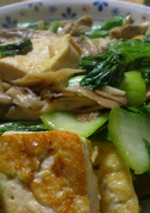 青梗菜と豆腐の中華炒め-レシピのメイン写真