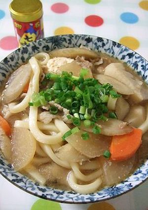 残った豚汁で❤豚汁うどん-レシピのメイン写真