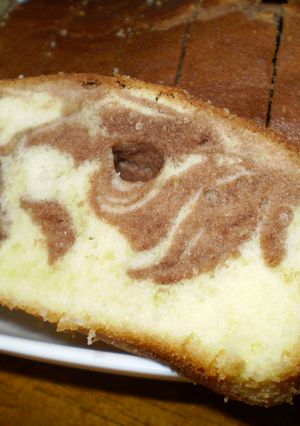 マーブルパウンドケーキ-レシピのメイン写真
