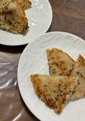 津軽郷土料理 昭和の味がぱらっと(がっぱら餅)-レシピのメイン写真