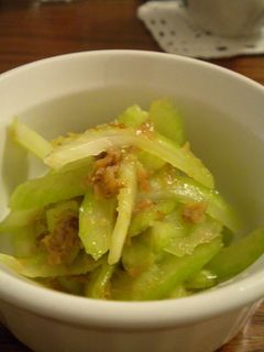 セロリの梅がつお和え-レシピのメイン写真