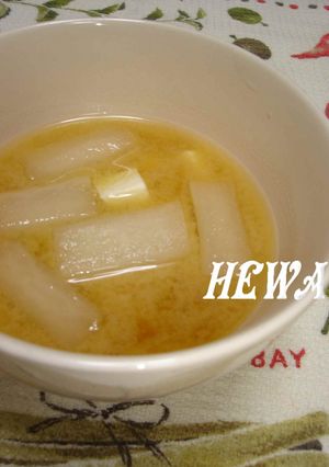 洋食屋さんの♡♥スープみたいなお味噌汁-レシピのメイン写真