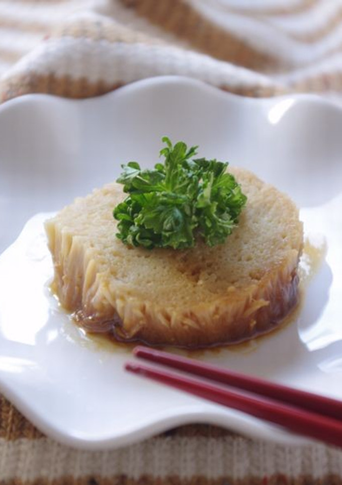 レンジで簡単！えのきの軸でエコ料理-レシピのメイン写真