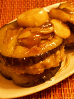☆とろ~り茸あんの茄子の挟み焼き☆-レシピのメイン写真