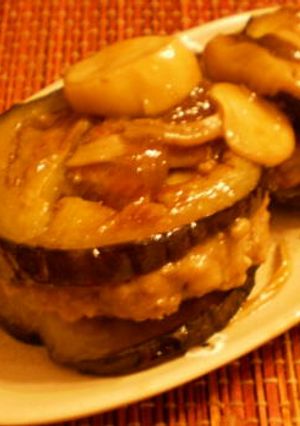 ☆とろ~り茸あんの茄子の挟み焼き☆-レシピのメイン写真