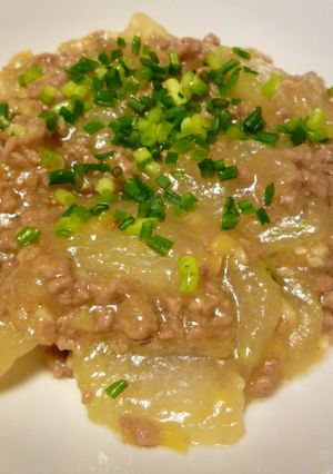 ☼柔らかとろーり♪冬瓜の肉味噌炒め-レシピのメイン写真