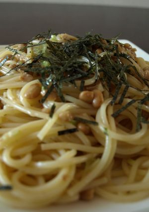 納豆スパゲッティー-レシピのメイン写真