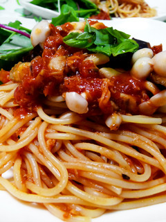 簡単!美味しい☆なすとトマトのスパゲティ-レシピのメイン写真